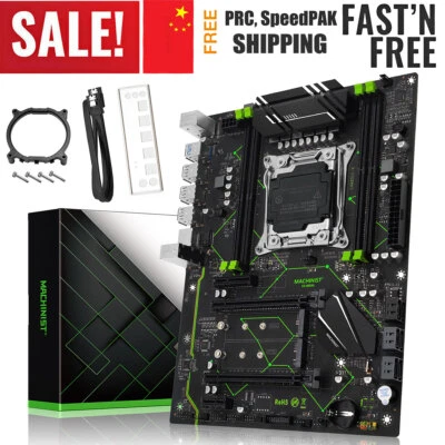 LGA 2011-3 MR9A Motherboard X99 4*DDR4 USB 3.0 Dual NVME M.2 for Xeon E5 V3 V4 - Image 1 of 4