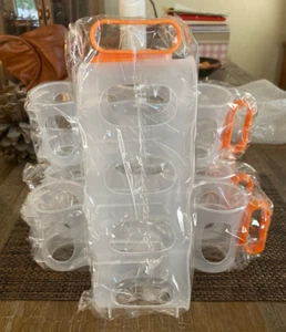 5 Pack Portable Soda Can Organizer for Refrigerator Shelf with Handle.....Qty. 5 - Picture 1 of 3