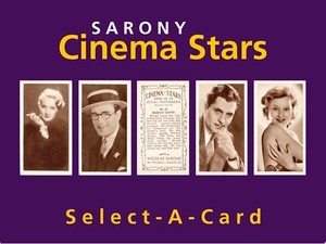 Sarony CINEMA STARS - 1933 - Select - A - Card