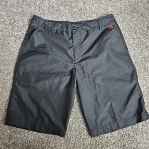 Scuderia Ferrari & Puma Black Size Mens 32 Waist Casual Strait Leg Shorts - Picture 1 of 9