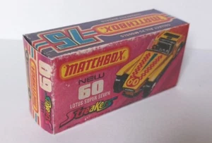 Matchbox Superfast #60b 1:51 Lotus Super Seven Repro "K" Box Lesney Series-75 - Bild 1 von 4