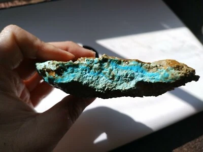 Натуральная бирюза для спящей красавицы, 4 5/8*2 5/8 дюйма, 260 г - Изображение 1 из 4