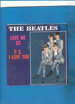 Beatles 45 RPM Love Me Do/P.S I Love You Tollie T9008 Picture Sleeve - Image 1 of 4
