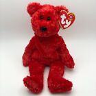 Ty Beanie Baby Retired Sizzle the Bear Valentine's Day Bear 2001 RARE