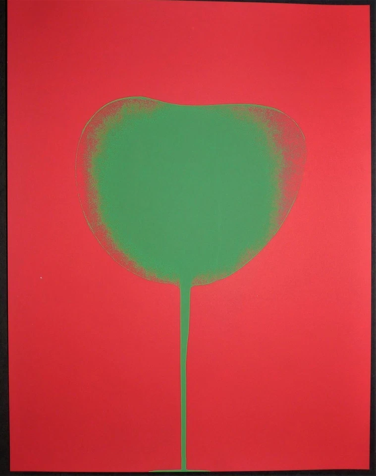 Otto Piene  " KÖNIGIN " Serigraphie - Siebdruck 1977 - Bild 1 von 1