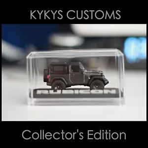 KYKYS Collector's Edition - Matchbox 18 Jeep Wrangler in Metallic Grey w/ Case - Picture 1 of 4