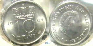 Holland Ten Cent 1948 VF - Picture 1 of 1