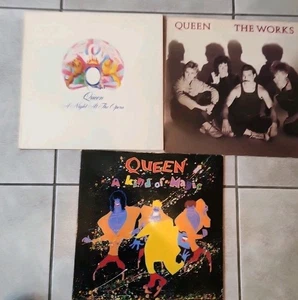 Queen Vinyl Bundle Of 3 Titles The Works A Kind Of Magic A Night At The Opera - Imagen 1 de 12