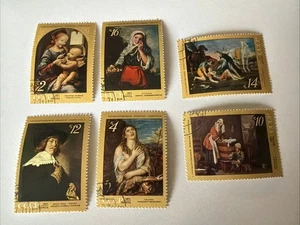 Russland 3867-3872 Ausländische Meisterwerke, 1971. Da Vinci, Tizian Set mit 6 Briefmarken - Bild 1 von 7