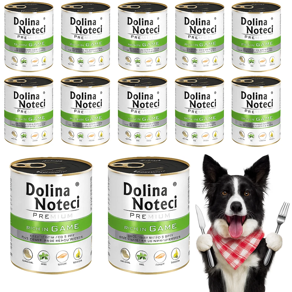 DOLINA NOTECI PREMIUM Nassfutter für Hunde, reich an Wild, 12×800 g - Bild 1 von 1