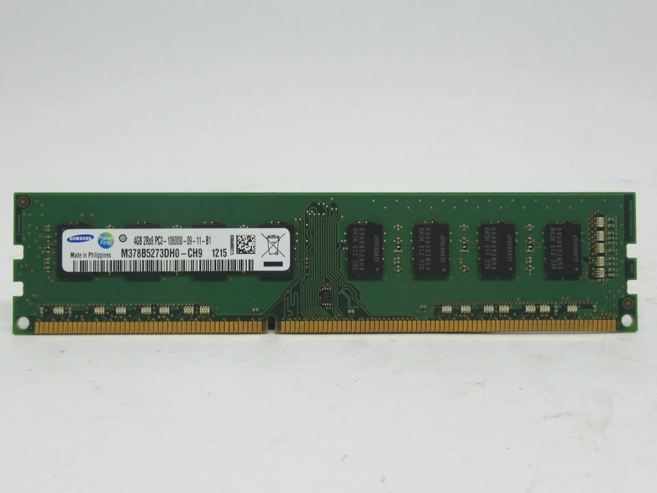 Samsung M378B5273DH0-CH9 SDRam Memory Module 4GB 1333MHz USED - Image 1 of 3
