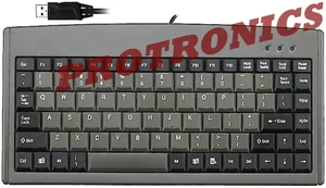 KEYBOARD for APPLIANCE TESTER (Trio, Trisan, Wavecom, TnP) Grey/Black, USB & PS2 - Picture 1 of 3