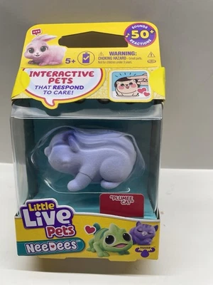 Juguete interactivo Little Live Pets NeeDees Plumee Cat 50+ sonidos NUEVO Foto 1 de 4