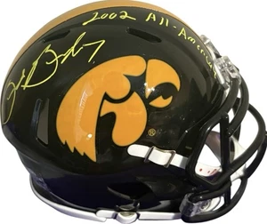 Casco Iowa Hawkeyes Brad Banks firmato Speed Mini certificato JSA - Foto 1 di 1