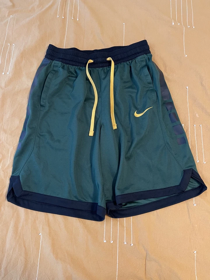 Pantalones Cortos Atléticos Nike Dri-FIT Para Hombre Grandes Verde Negro Amarillo Deportes Gimnasio Correr Foto 1 de 4