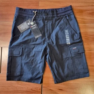 King Gee Comfort Waist Shorts Size W36 92R Black K17007 Men's Trade Workwear - Picture 1 of 7