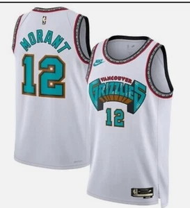 Neu Größe Erwachsene Medium Ja Morant Memphis Grizzlies #12 Trikot - Bild 1 von 1