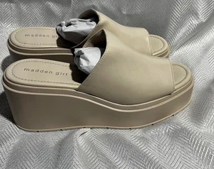 Sandalia de cuña Steve Madden 9.5 para mujer Windy, LT Taupe - Imagen 1 de 7