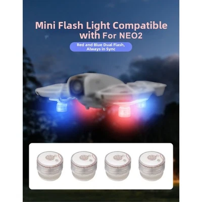 LED Flashlight for DJI NEO2 Compact Size Bright Illumination for Night Flights - Image 1 of 3
