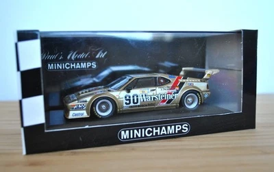 1983 Minichamps 1:43 BMW M1 Le Mans #90 Bayern Pallavicini 430 832590 - Image 1 of 4