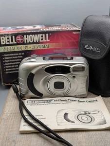 Bell and Howell Power Zoom PZ2200 35mm Film Point and Shoot Camera Silver Tested - Picture 1 of 16