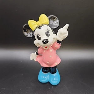 Vintage Walt Disney Productions Minnie Mouse Keramik Figur handbemalt Japan - Bild 1 von 7