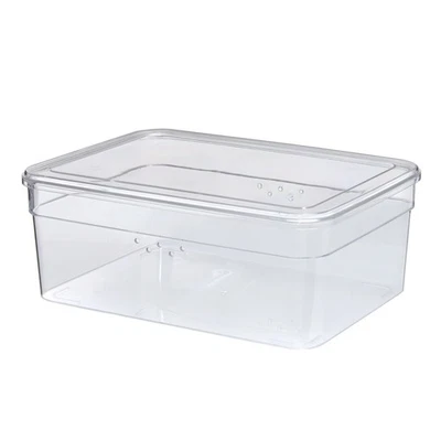 Mainstays Clear Plastic Glossy Extra Wide Shoe Box with Lid, Adult Size - Image 1 of 4