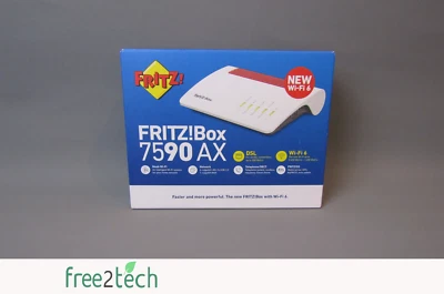 AVM FRITZ!Box 7590 AX V2 WiFi 6 WLAN Router + Modem Brandneu | Händler - Bild 1 von 2