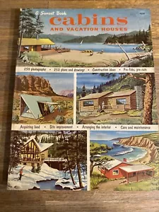 Cabins & Vacation Houses by Sunset Books January 1963 - Picture 1 of 7