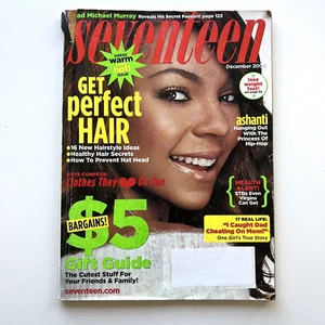 ✅ Seventeen Magazine December 2004 Vol 63 No 12 - Ashanti Cover - Parts Cut Out - Picture 1 of 18