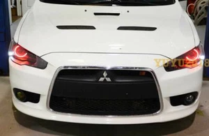 Anillo halo RGB para proyector Mitsubishi Lancer X EVO 2007-2017 faro LED DRL - Imagen 1 de 16