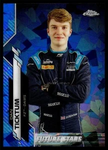 2020 Topps Chrome SAPPHIRE Formula 1 DAN TICKTUM #42 F2 - Picture 1 of 2