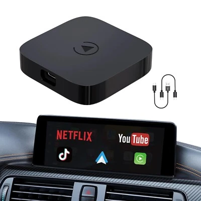 Wireless CarPlay AI Box Adapter with Netflix and YouTube Capabilities - Image 1 of 4