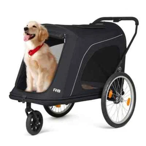 Beberoad Pets Stroller Foldable Pet Stroller R8 Luxury Dog Stroller Pet Trailer - Picture 1 of 7