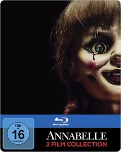 Annabelle 1+2 Steelbook Limited Edition! Nuovo Sigillato! Audio Italiano! New! - Foto 1 di 1