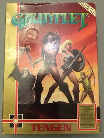 Gauntlet 1985 NES Complete Box, Manual, Game, Original