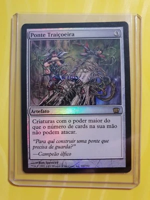 ENSNARING BRIDGE | FOIL | 8TH EDITION | PORTUGUESE | MTG | 2002 | LP/NM - Image 1 of 3