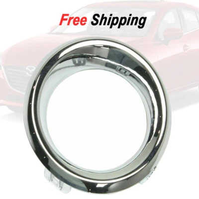 For 2014 2015 2016 Mazda 3 Left Side New Fog Light Trim Chrome MA1038125 Foto 1 de 4