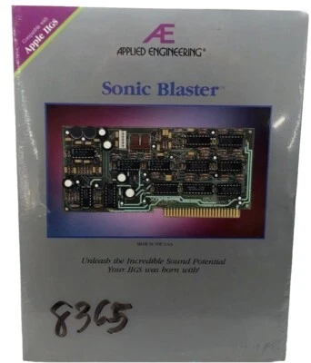 Tarjeta de sonido rara 1991 Applied Engineering AE Sonic Blaster Apple IIGS NUEVA SELLADA Foto 1 de 3