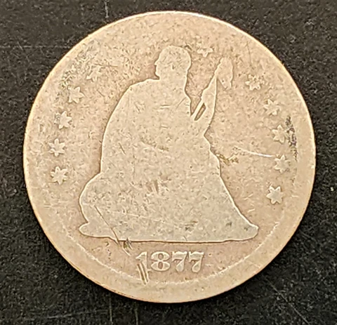 1877-S Liberty Seated Quarter Cover
