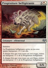 * mrm * FR/vf 4x offspring belligerent hatchling (eventide) mtg