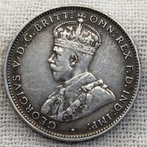 Chelín de Australia 1935: raro (solo 500 k acuñado) - plata de ley fina .925 - Imagen 1 de 7