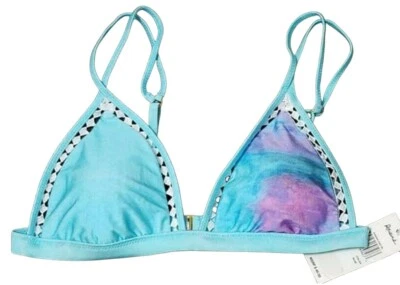 Top de bikini de triatlón fijo Raisins para mujer/junior Sunshine Tie Dye (talla: L) precio de venta sugerido por el fabricante $40 Foto 1 de 4