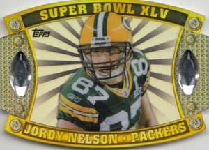Jordy Nelson 2011 Topps Super Bowl Legends Die Cut Jewel Packers 1/1 SB XLV