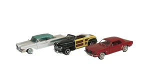 Lot of 3 1946 Super Deluxe Convertible 1964.5 Mustang Hard Top 1958 Edsel 2 Door - Picture 1 of 14