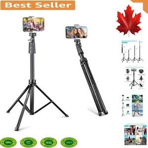 Trépied Selfie Stick Professionnel 67'' - Compact & Polyvalent pour Vidéo & Photo - Photo 1 sur 8