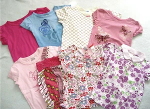 GAP Girls Short Slv Print Stripe Dot TEE TANK Knit TOP T SHIRT Blouse 4 5 6 7 8 - Picture 1 of 108