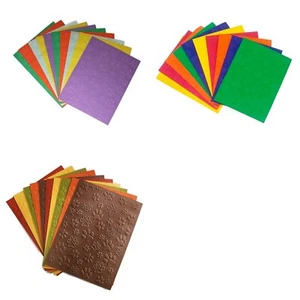 10 PAW PRINT EXPLOSION Animal Embossed A2 Card Fronts - You Choose Color Set - Picture 1 of 7