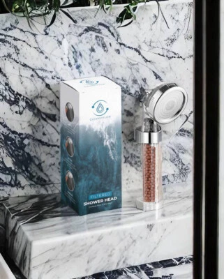 CleansyFlow - Filtered Shower Head / High Pressure Rainfall Massage Waterfall - Image 1 of 4