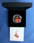 2014 Alderney Silver Proof £5 Crown "Remembrance" In Case With Coa